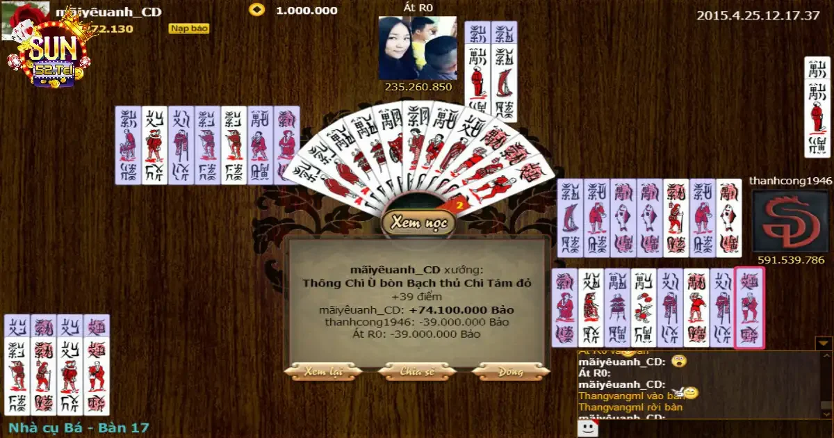 Kinh Nghiệm Chơi Bài Chắn Sun52 – Mẹo Chiến Thắng Dễ Dàng 4 Đọc vị đối thủ