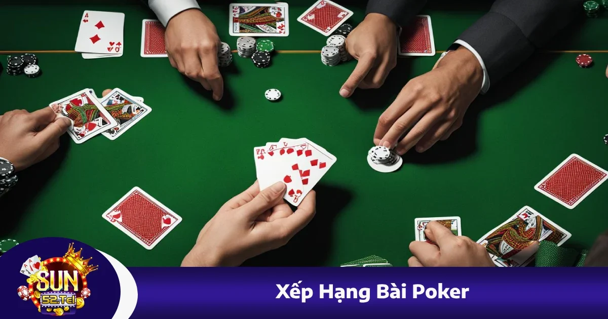Xếp Hạng Bài Poker - Quy Tắc Dễ Nhớ Và Dễ Thắng Tại Sun52